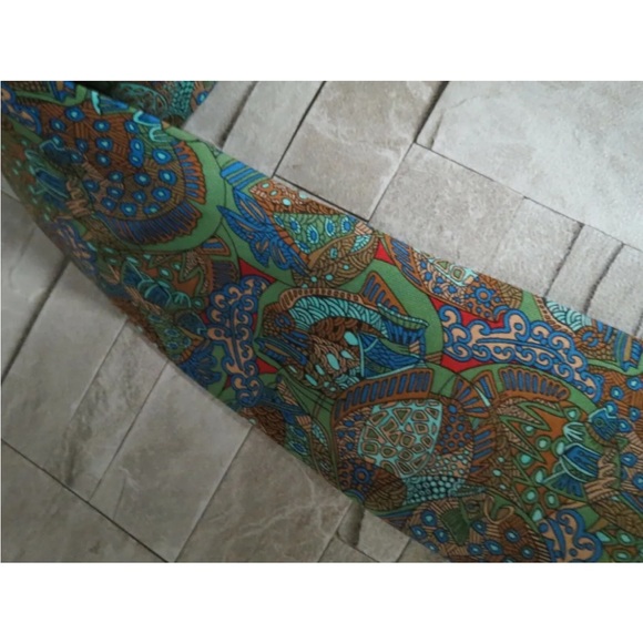 Hermes Tie 7344 Paisley Excellent Condition - Picture 7 of 8